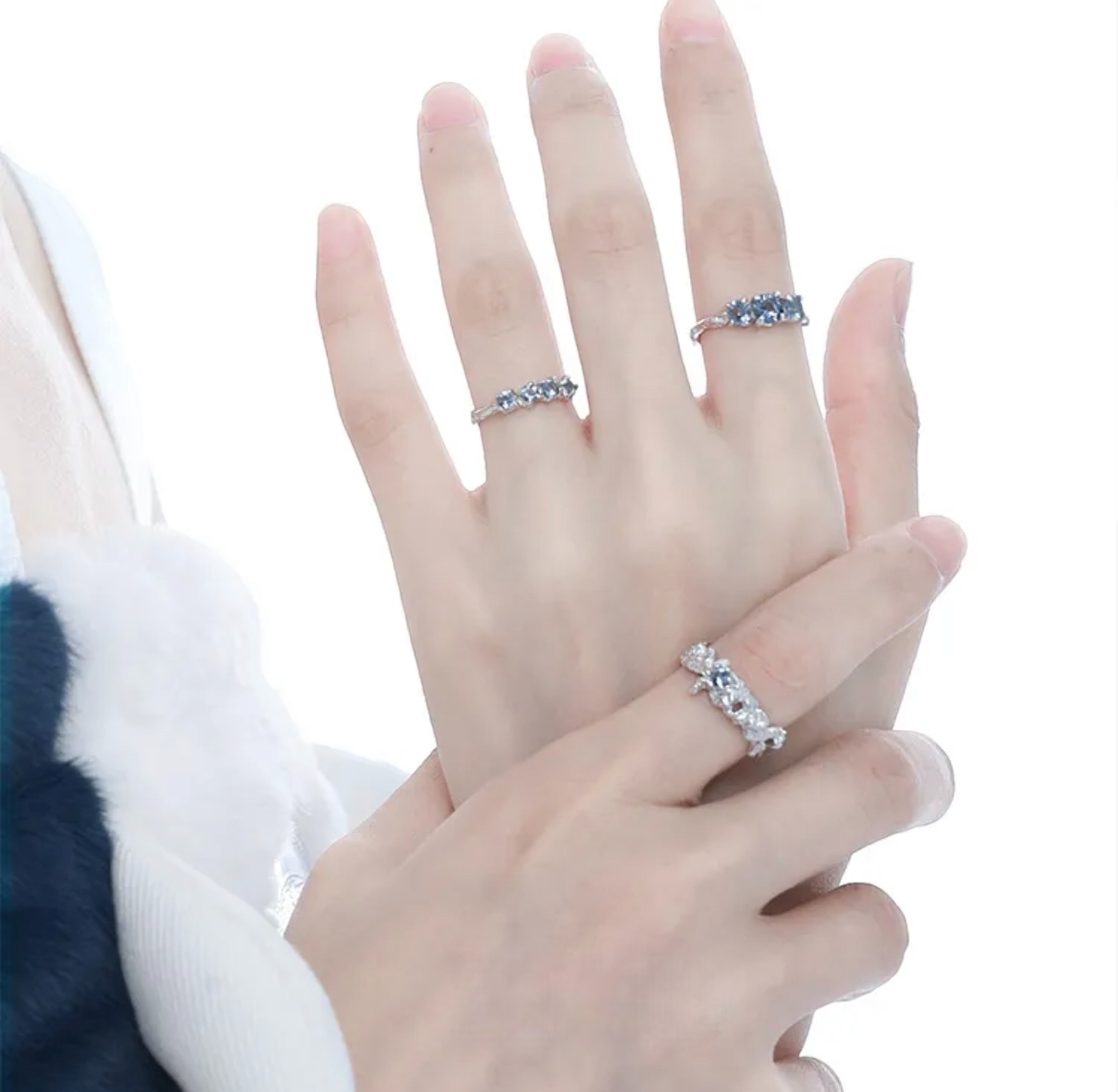 Sterling Silver Blizzard Ring