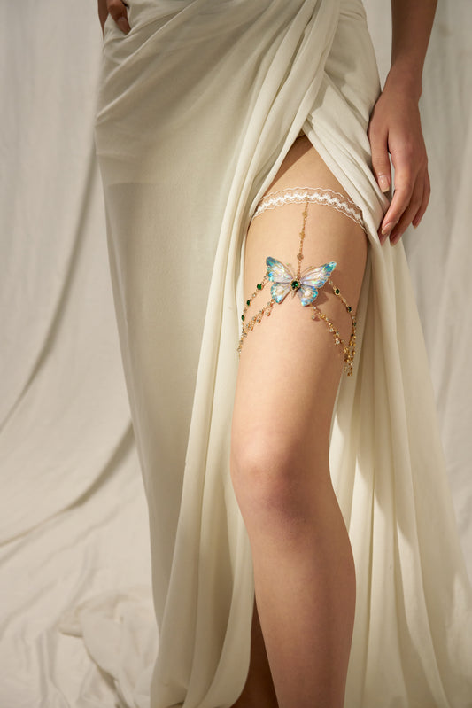 Butterfly Leg Chain | Verdant