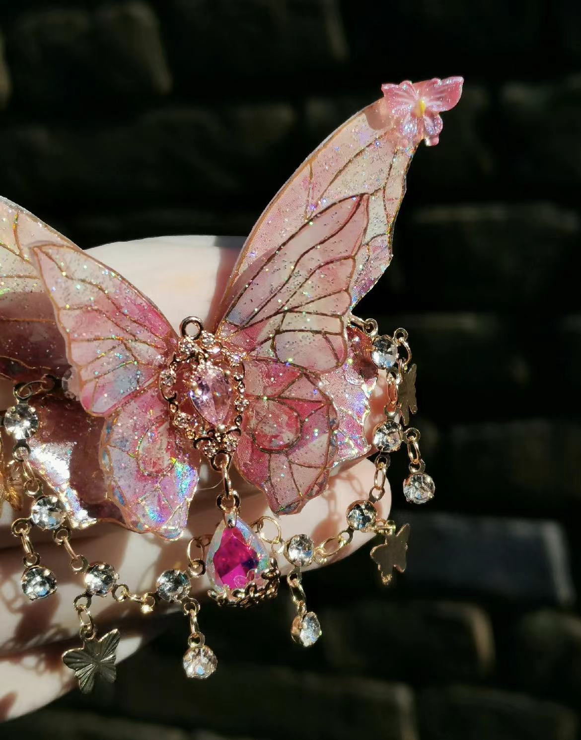 Accessory | Pinky Butterfly (can be hairclip, ring or brooch)