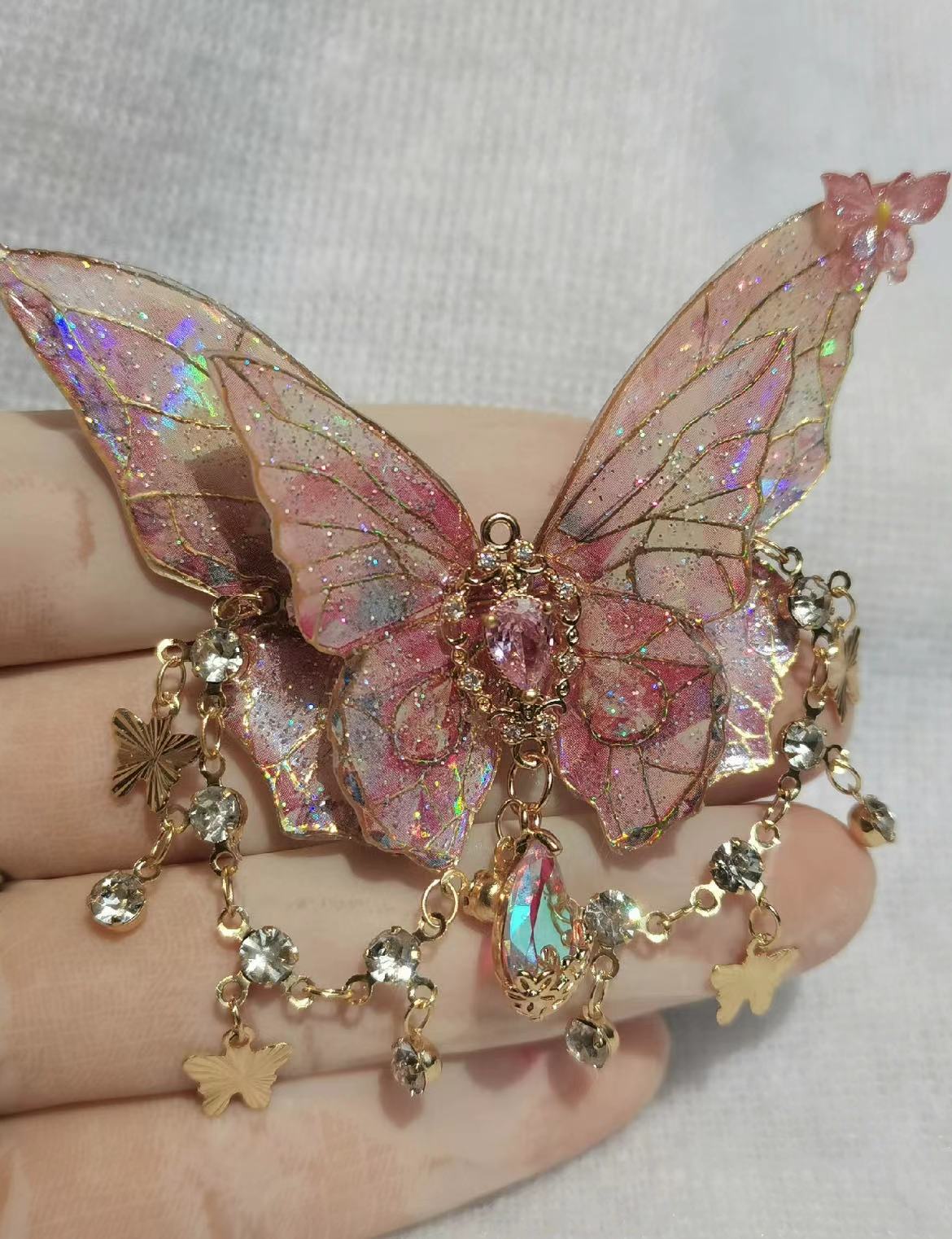 Accessory | Pinky Butterfly (can be hairclip, ring or brooch)