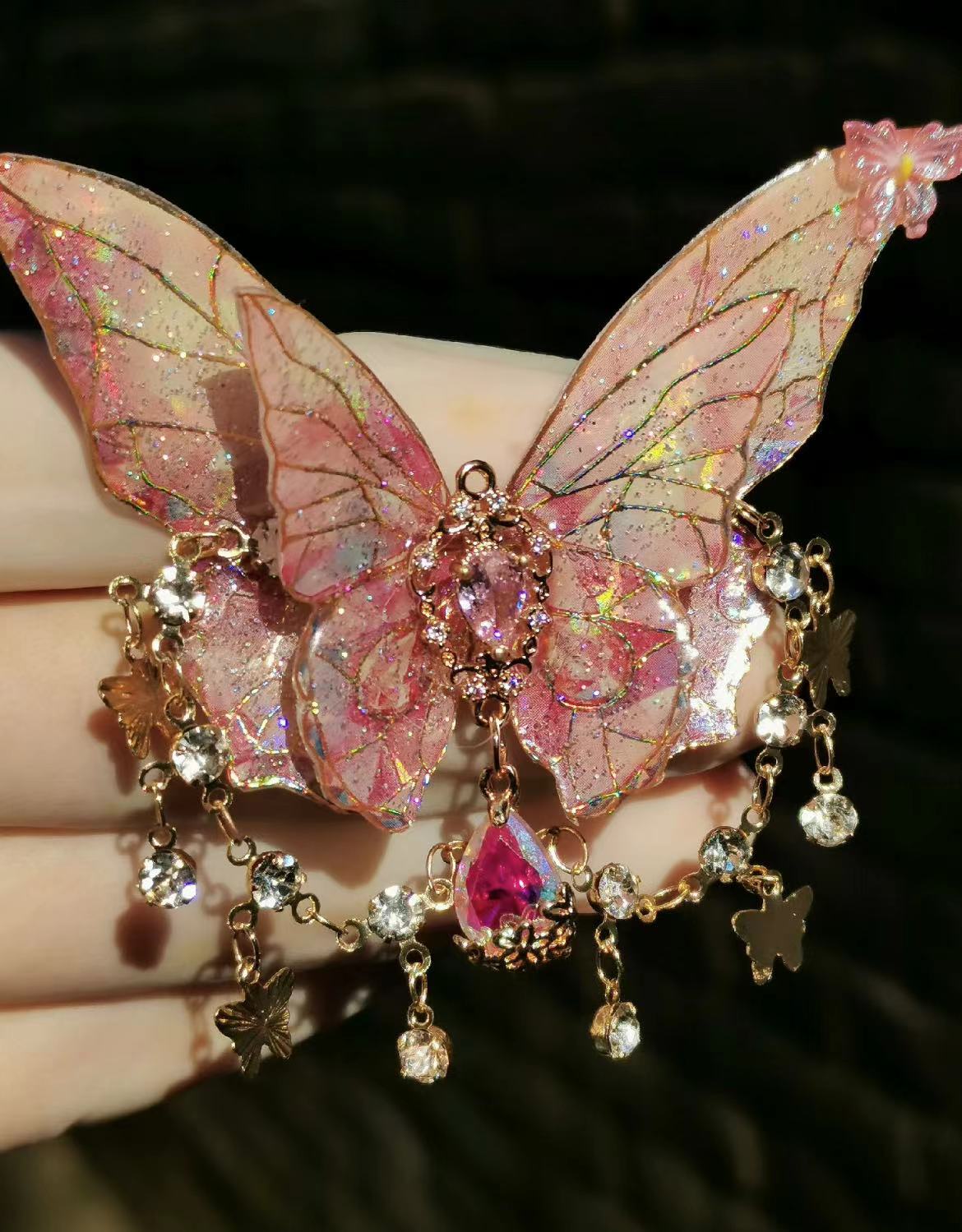 Accessory | Pinky Butterfly (can be hairclip, ring or brooch)