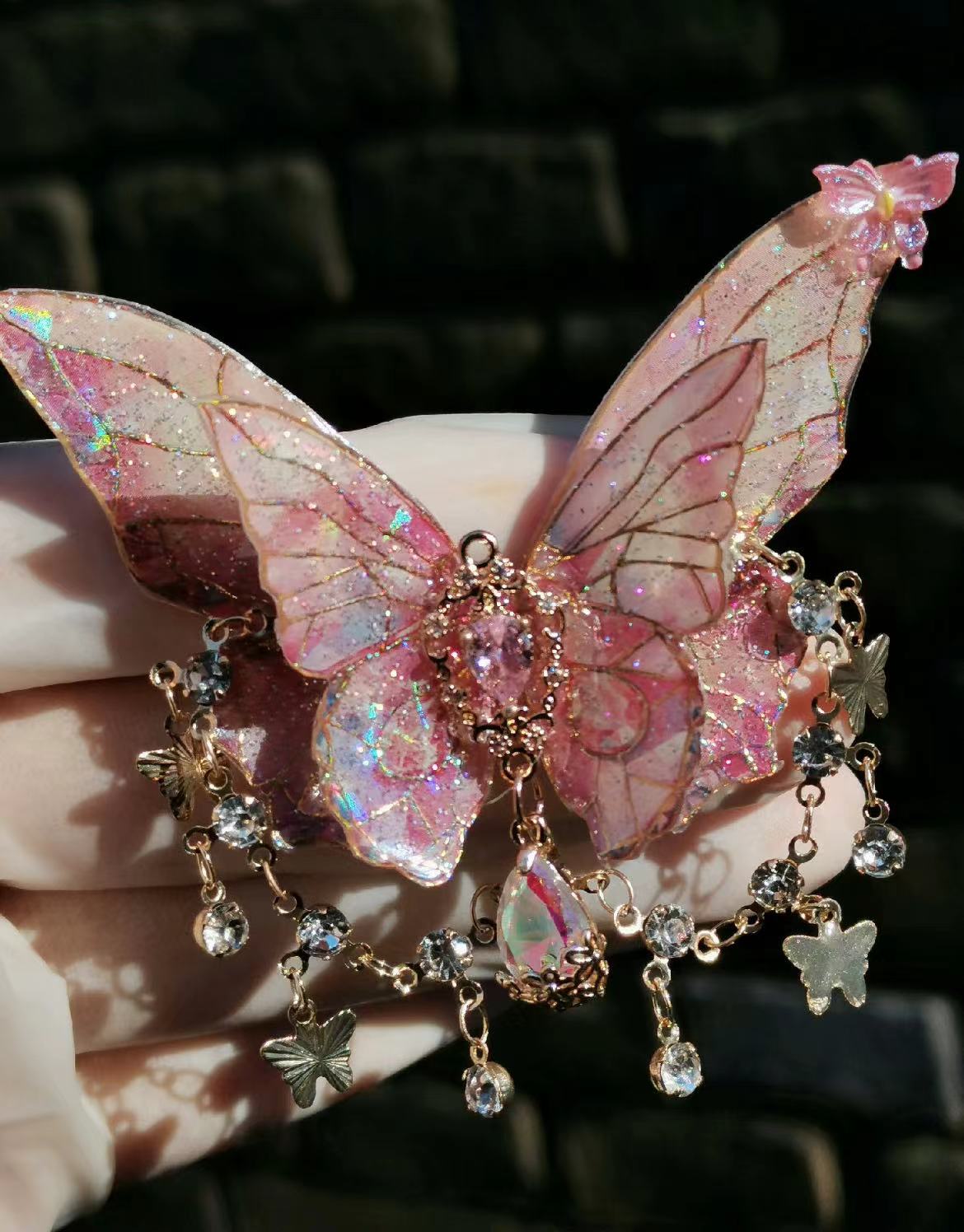 Accessory | Pinky Butterfly (can be hairclip, ring or brooch)