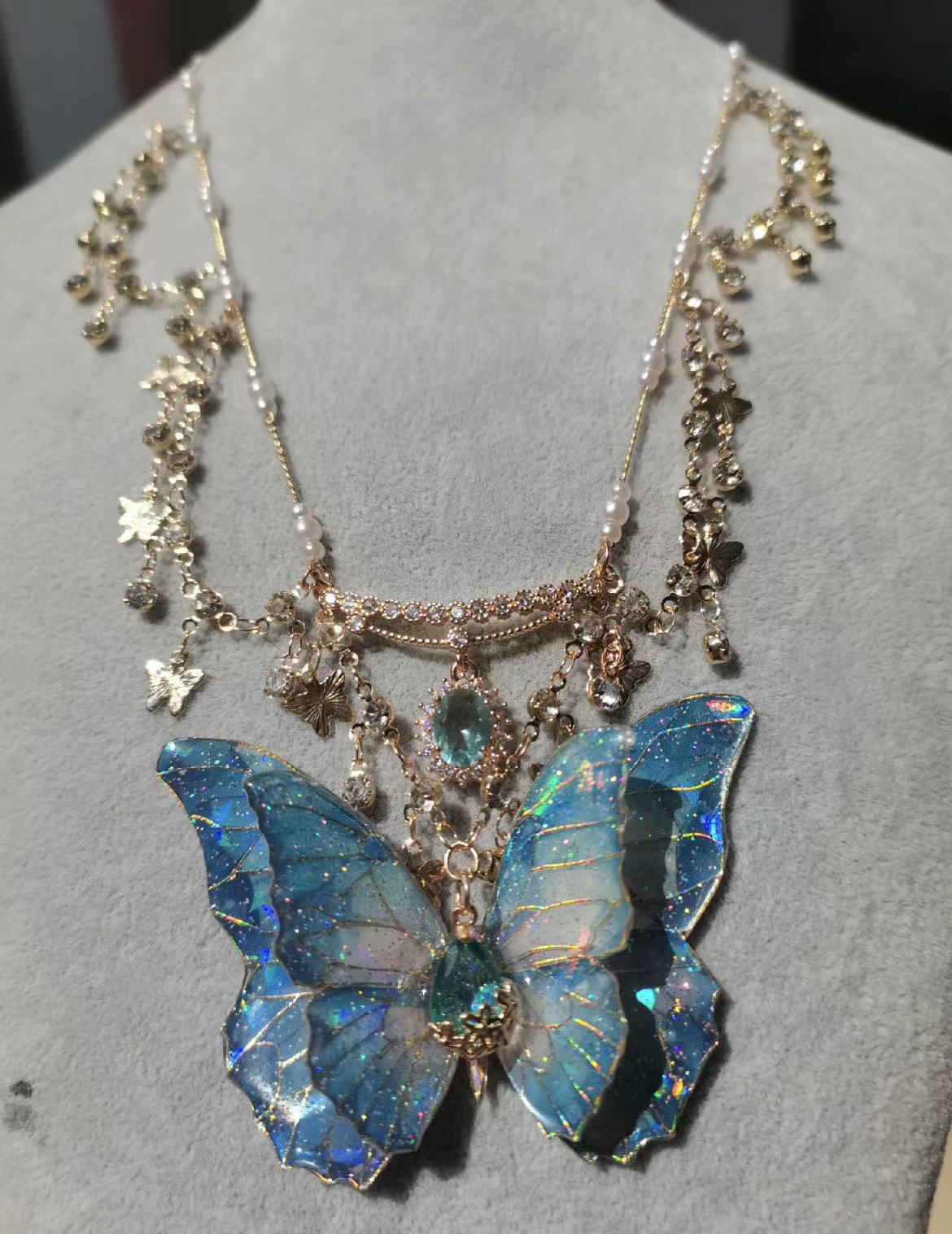 Necklace | Blue Butterfly