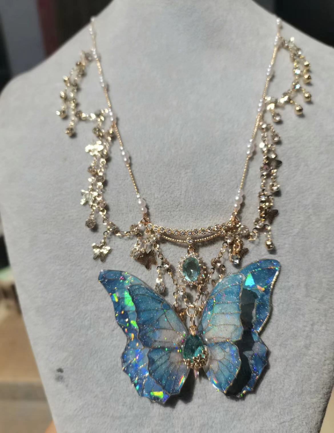 Necklace | Blue Butterfly