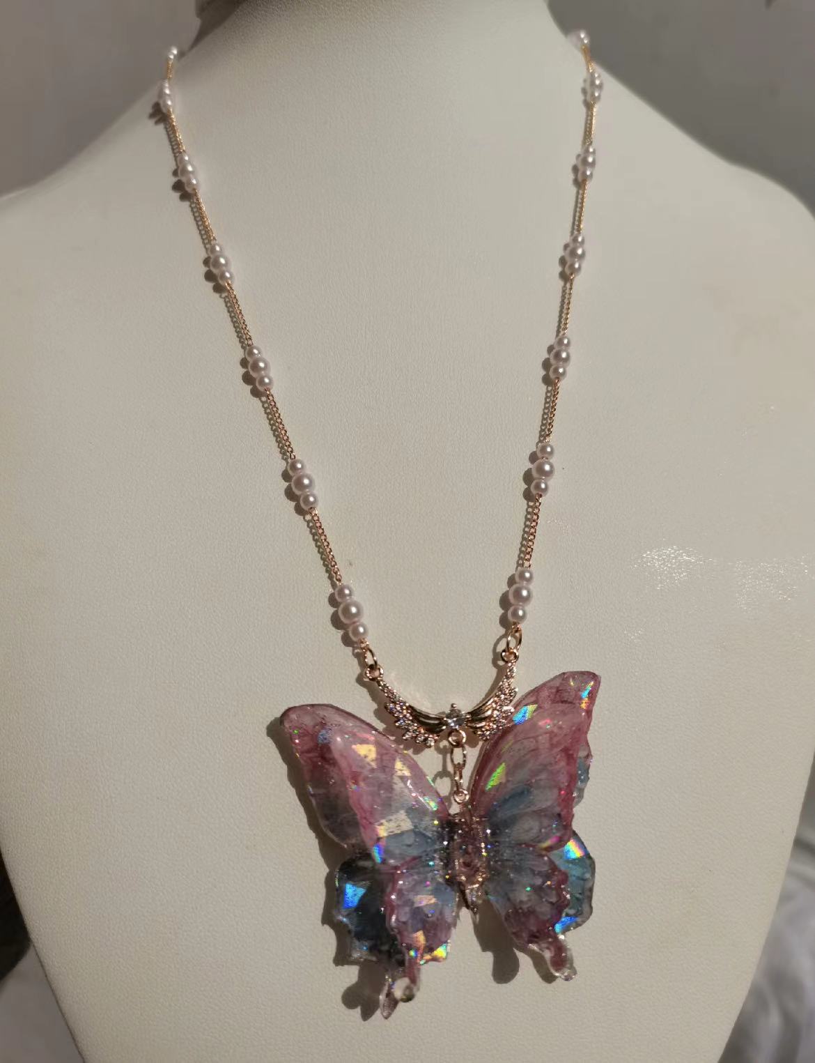 Necklace | Purple Butterfly