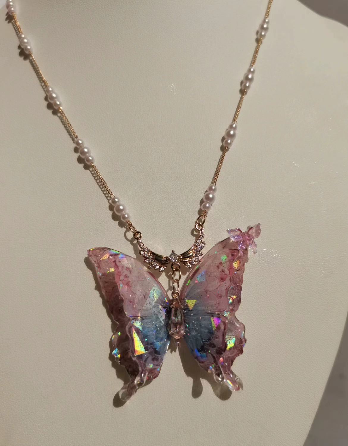 Necklace | Purple Butterfly