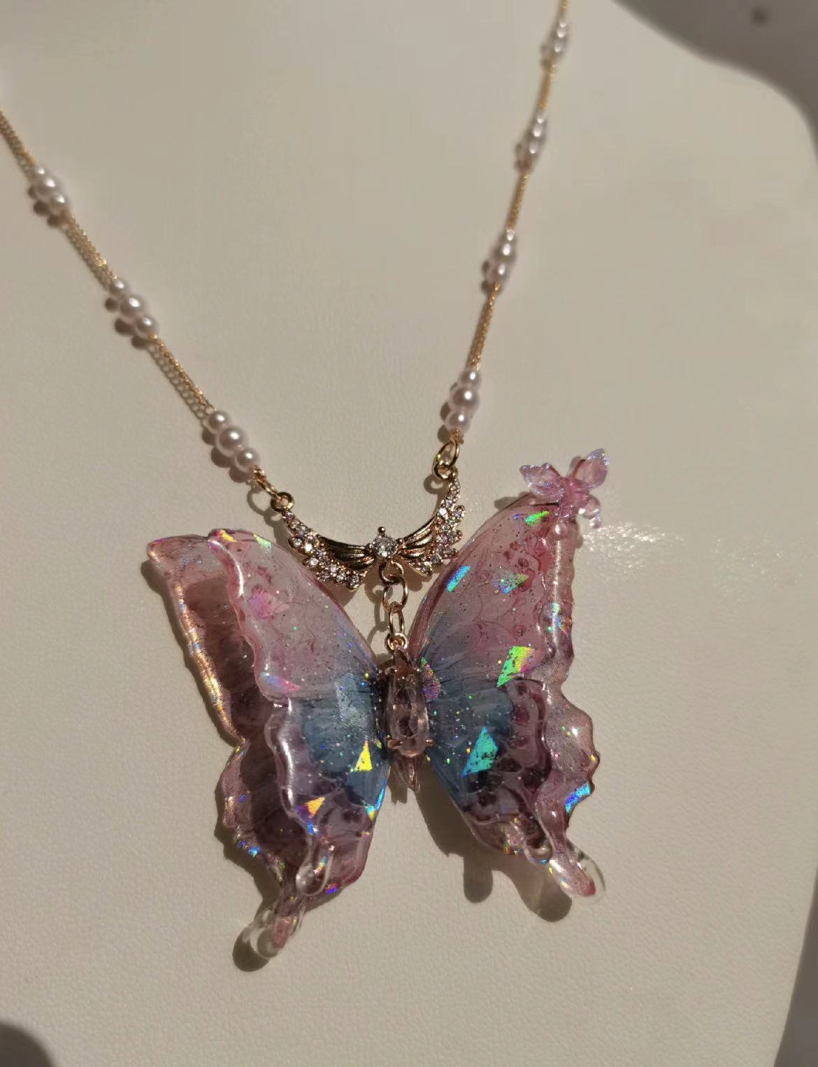 Necklace | Purple Butterfly