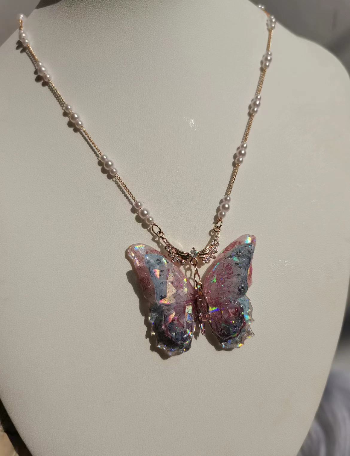 Necklace | Purple Butterfly