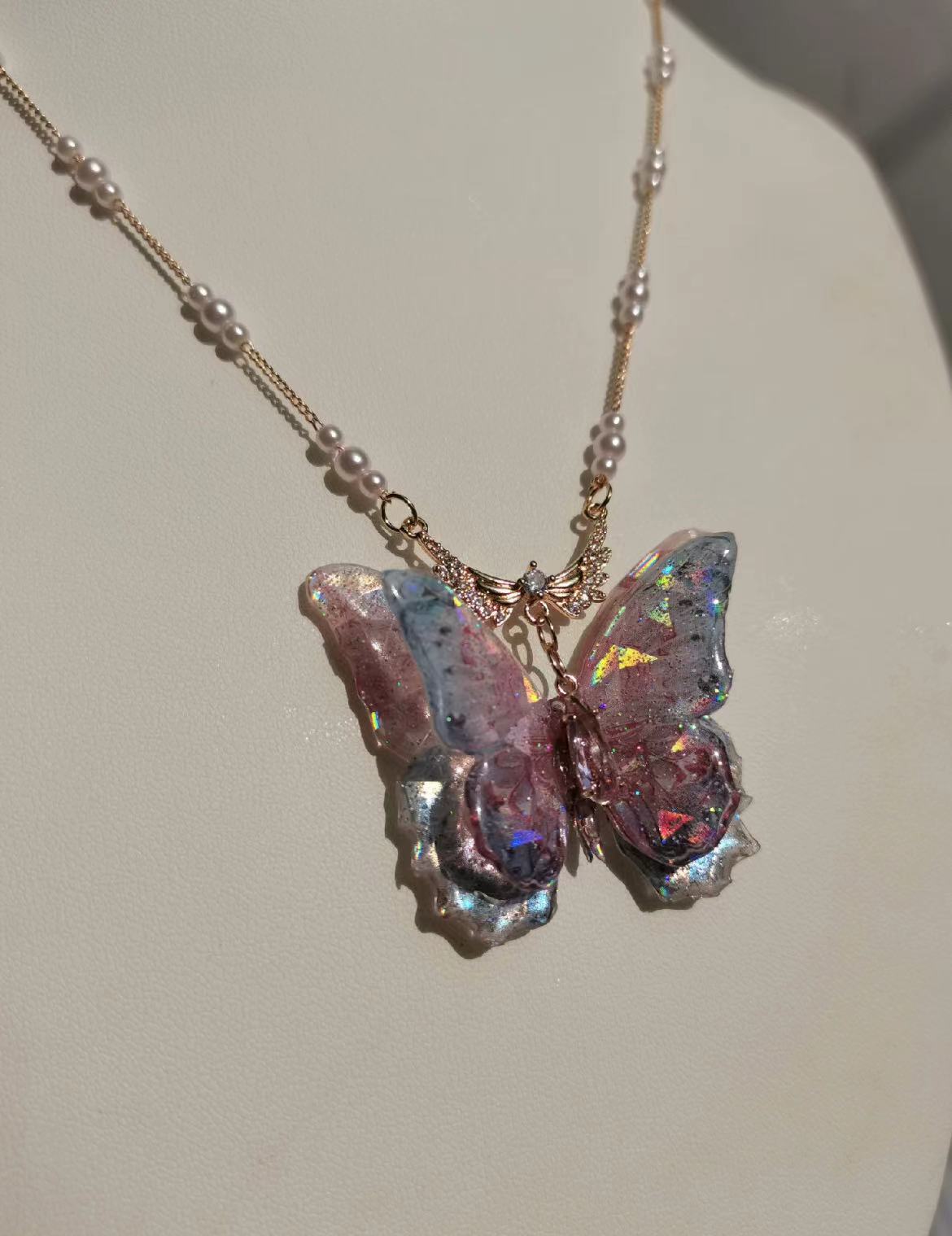 Necklace | Purple Butterfly