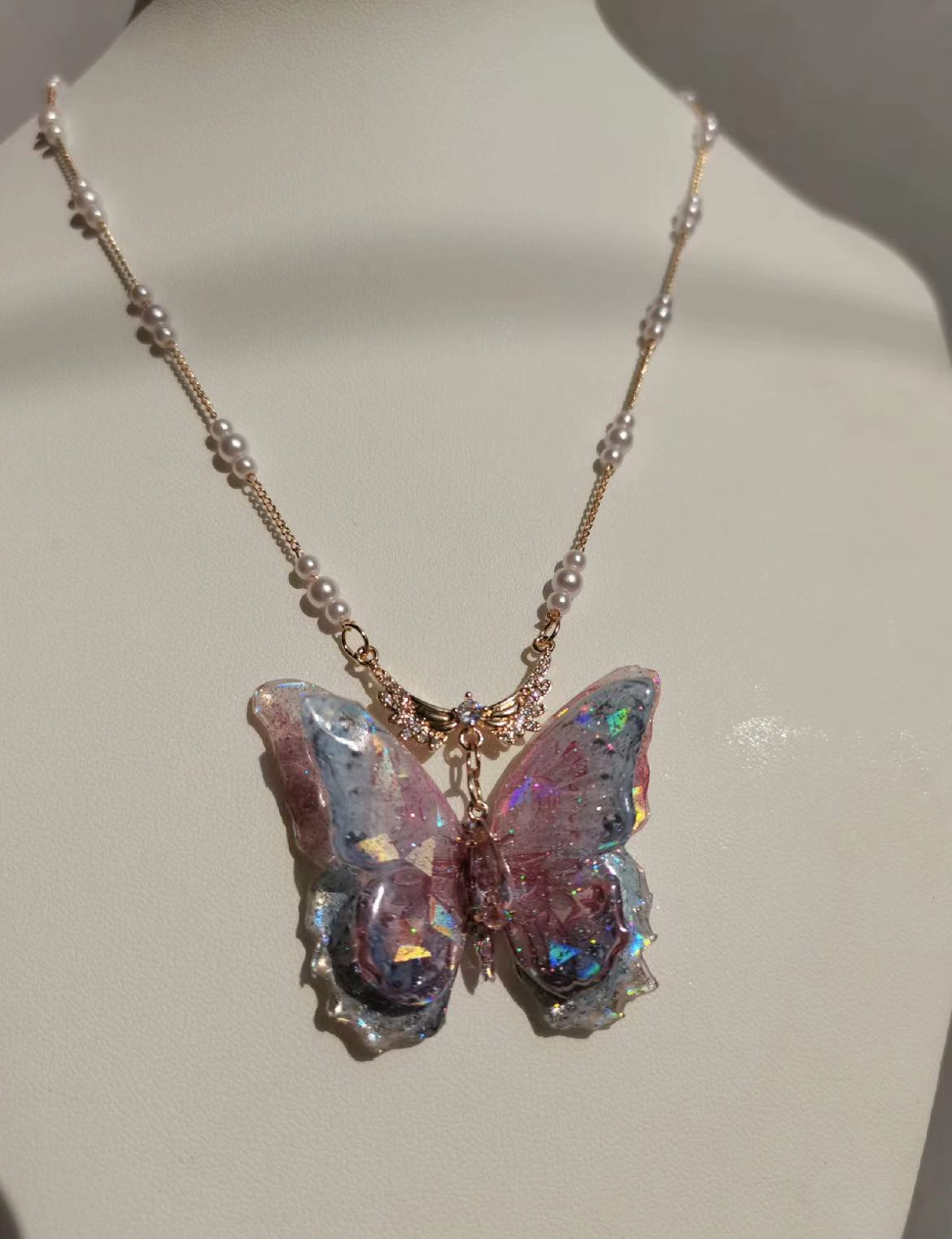 Necklace | Purple Butterfly