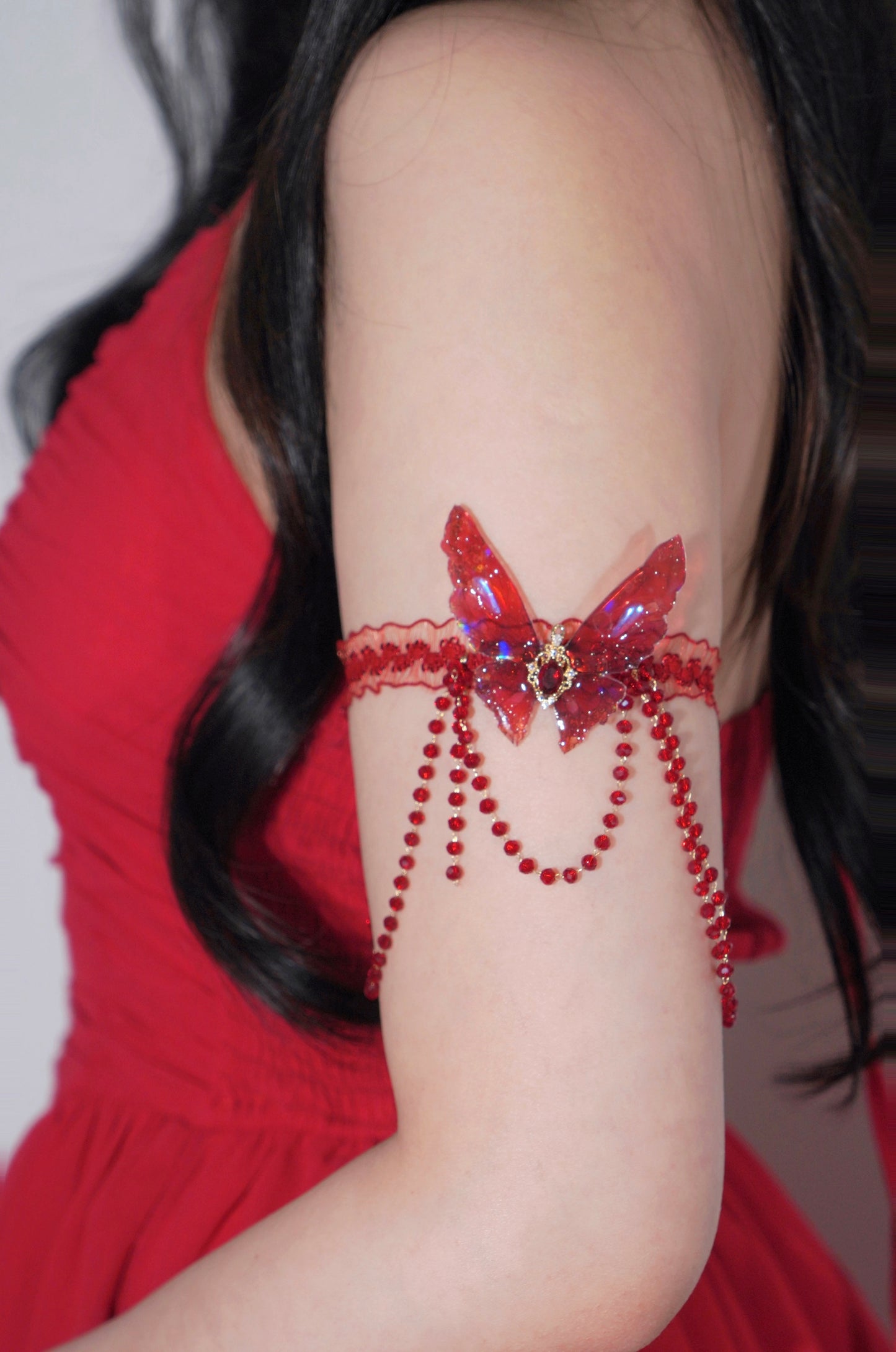 Butterfly Arm Chain | Red