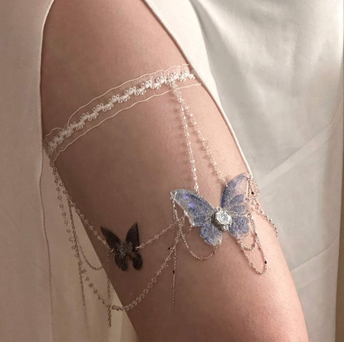 Butterfly Leg Chain | Melting Snow