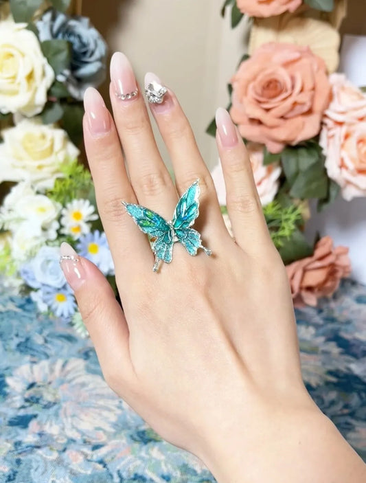 Ring | Amethyst Butterfly