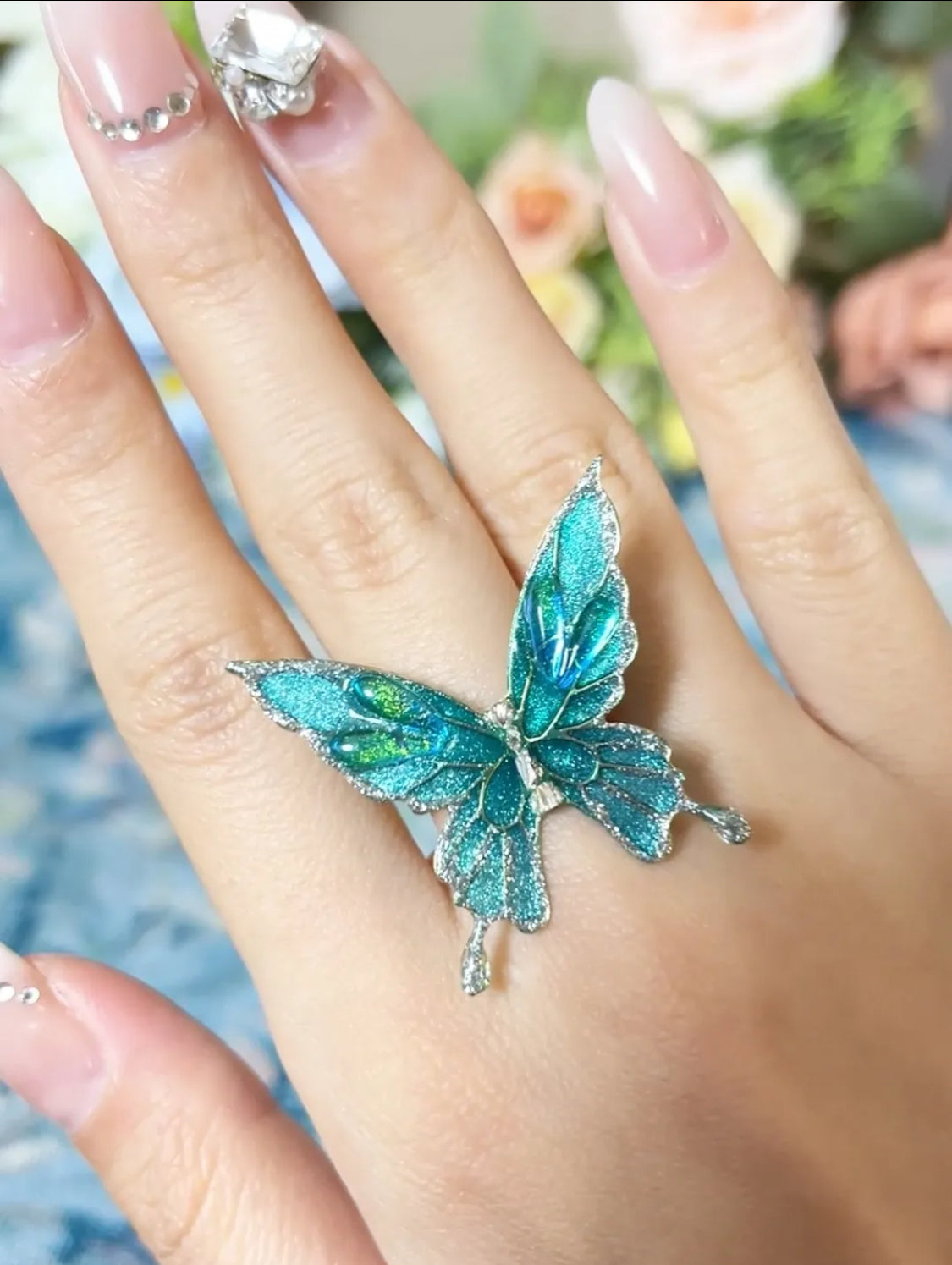 Ring | Amethyst Butterfly